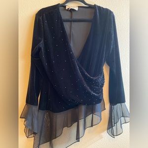 Vintage velvet top